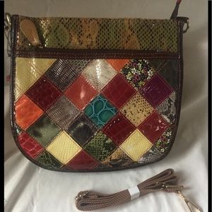 ❤️Chaos by Elsie multi color blocking & striped ba